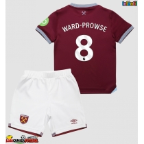 Camisa de Futebol West Ham United James Ward-Prowse #8 Equipamento Principal Infantil 2025-26 Manga Curta (+ Calças curtas)